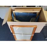 A collection of picture frames, largest approx. 70cm x 53cm