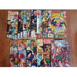 A collection of twenty Xmas Xfactor Marvel comics.