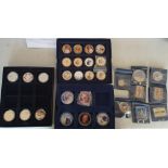 A collection of Westminster Commemorative Coins to include wwI remembrance coins, Princess Diana