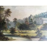 George Willis-Pryce, oil on canvas landscape, signed and framed. Approx. 29cm x 19cm