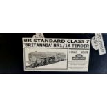 A DJH br standard class 7 Britannia boxed train 0 scale.