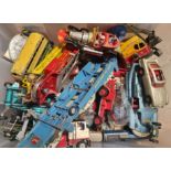 A collection of Corgi diecast cars