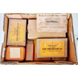 A box containing a quantity of Jamieson train kits.