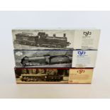 Three boxed DJH train body kits 00 gauge.