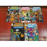 Five issues of Marvel Comics The Infinity Gauntlet #1-5