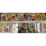 A collection of ninety eight Marvel Comics issues - The Mighty World of Marvel (starring the
