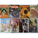 Four comic book and pop culture magazines to include - Eerie, Fantaco's Chronicles, Marvel
