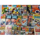 Twenty two issues of DC - Kamandi The Last Boy Earth #12 - 22, 24 -28, 30 -33, 36.