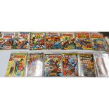 A selection of forty eight Marvel Comics issues - The Avengers (ft. Iron Fist, and Starring Shang