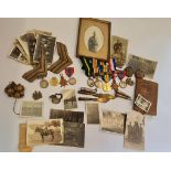 A military collection of two brothers from WW1 1572 PTE, H.A.Enefer RAMC and 59903 SPR,C.Enefer RE