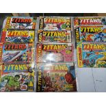 A collection of forty four Marvel Comics issues - The Titans #1 - 12, 17 - 58.
