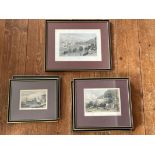 Six engravings depicting European scenes.