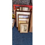 A quantity assorted framed prints and pictures.