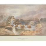 WILLIAM HALL, 'On The Conway - Nr. Bettws-y-coed N. Wales.' (1870) watercolour Approx. 74cm x 56cm