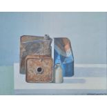 A William Kempster (1914-1977) number two still life cans, acrylic on board signed and dated 74.