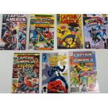 WITHDRAWN Six issues of Marvel comics Captain America,