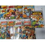 A collection of thirty six Marvel Comics issues- The Complete Fantastic Four #1 - 37