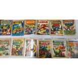 A selection of forty eight Marvel Comics - The Mighty World of Marvel Starring the Incredible
