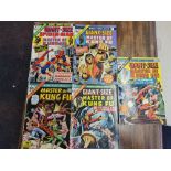 Marvel Giant-Size Master of Kung Fu # 1,2 and 4 together with Master of Kung Fu #1 and Giant -Size
