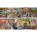 A selection of 39 Marvel Comics issues - Planet of the Apes and Dracula Lives #85-123.