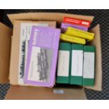 A box containing rolling stock model kits to include Fourmill, Slater’s etc.