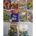 A selection ten of Marvel Comics titles to include The Defender #19, 42, Giant-size Defenders # 1,