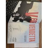 V for Vendetta book from 2005 by Alan Moore and David Lloyd. Signed by David Lloyd and with a