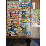Black Goliath #1, Power Man # 48 to 50 together with Luke Cage Power Man # 25 and 27.