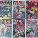 Three Marvel comics Kid Colt Outlaw 112,131,135, and three Marvel comics Two-Gun Kid 84,89 and 90.