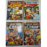 A collection of eighteen Marvel Comics issues - The Savage Sword of Conan #1, 4- 18