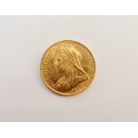 A1900 Queen Victoria full sovereign