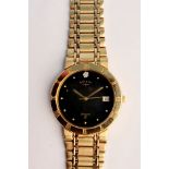 A Rotary wristwatch, data aperture to 3 o'clock, on bracelet strap