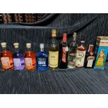 *Ten bottles of mixed spirits including gin, vodka, Cointreau etc