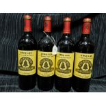 *Four bottles of Chateau Angelus Premier Grand Cru Classe 2001
