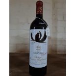 *A bottle of Chateau Mouton Rothschild Pauillac 2007.