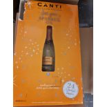 *A quantity of boxed Christmas advent calendar sets each including a bottle of Canti Prosecco