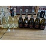 *Five bottles of Elisabetta Abrami together with three bottles of Prosecco