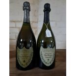 *Two bottles of Dom Perignon Champagne Vintage 1978 and 2008.