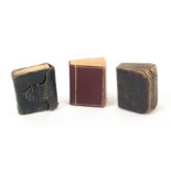 Three miniature books, all being copies of Small Rain ......, London, Religious Tract Society,