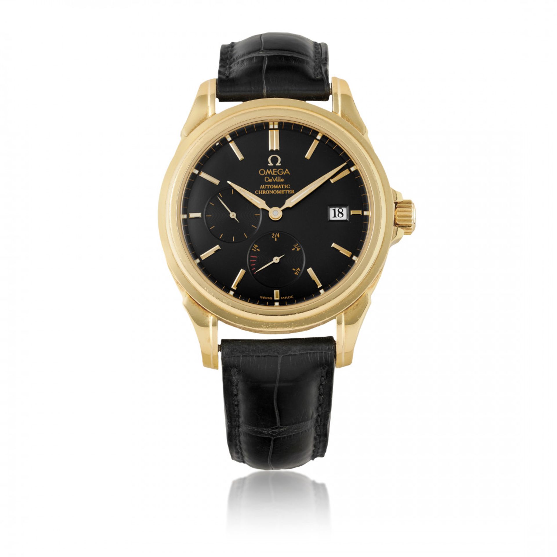 OMEGA DE VILLE CHRONOMETER REF. 168.1780 IN GOLD, 2000s