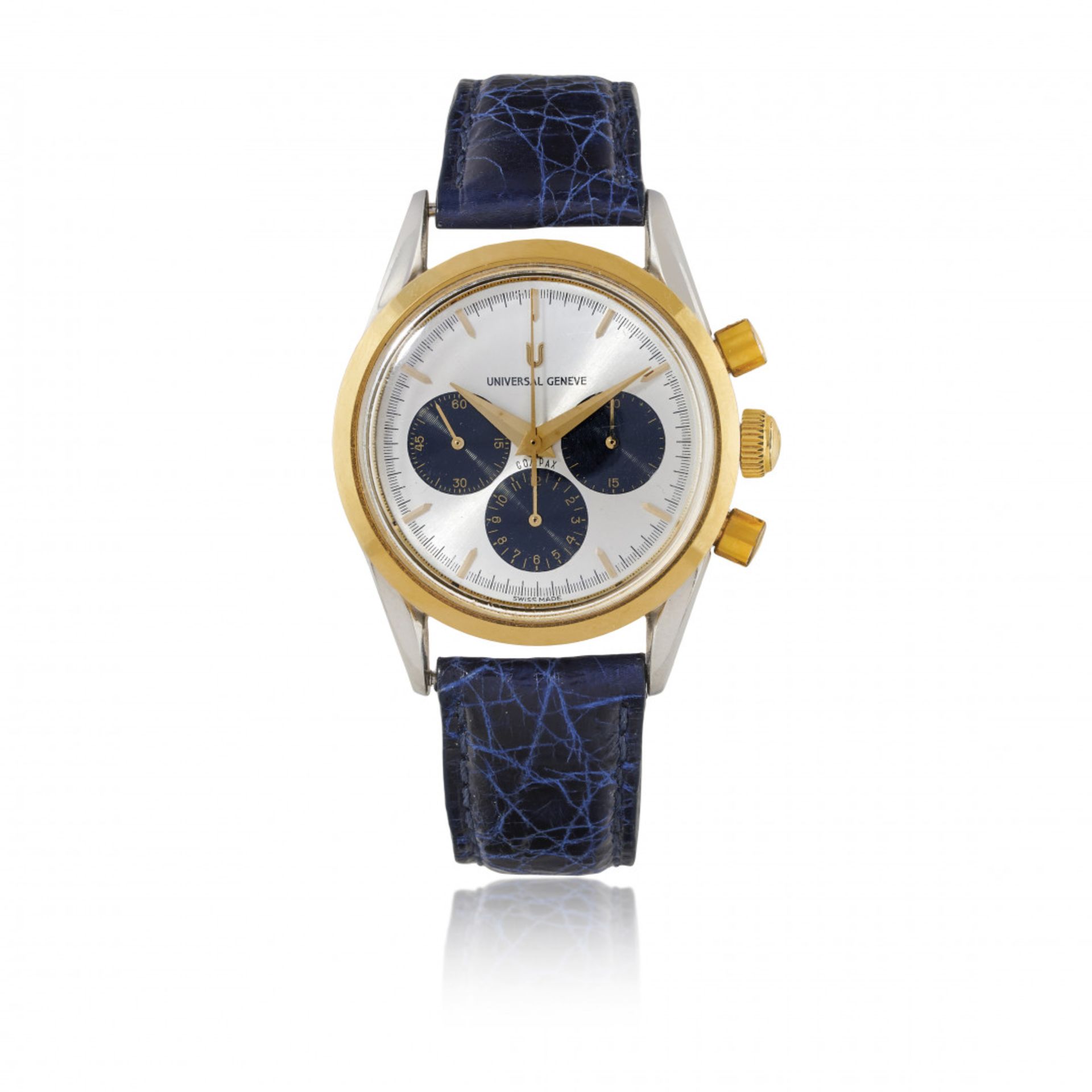 UNIVERSAL GENÈVE COMPAX REF. 284.465 STEEL AND GOLD, 90s