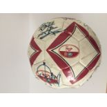 Torino F.C. - pallone Mondo - Anni 2000 Pallone in cuoio con firme autografe della squadra. Il