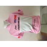 Maglia rosa - Giro d'Italia - 2001 Maglia podio Asics a maniche corte, taglia M. Sul fronte: sponsor