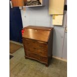 A mahogany bureau