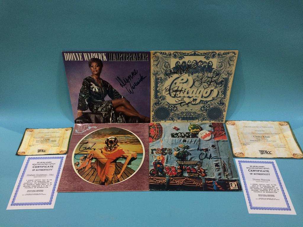 Autographs: Paul Anka signed album cover, Ricky Skaggs signed album cover, Tommy Steele signed album - Image 2 of 2