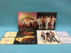 Autographs: Shalamar 2-signed album cover, Commodores 1-signed album cover, Isley Brothers 1-