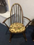 An Ercol rocking chair