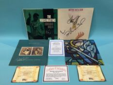 Autographs: The Strawbs 2-signed album cover, OMD 2-signed album cover, The Housemartins 2-signed