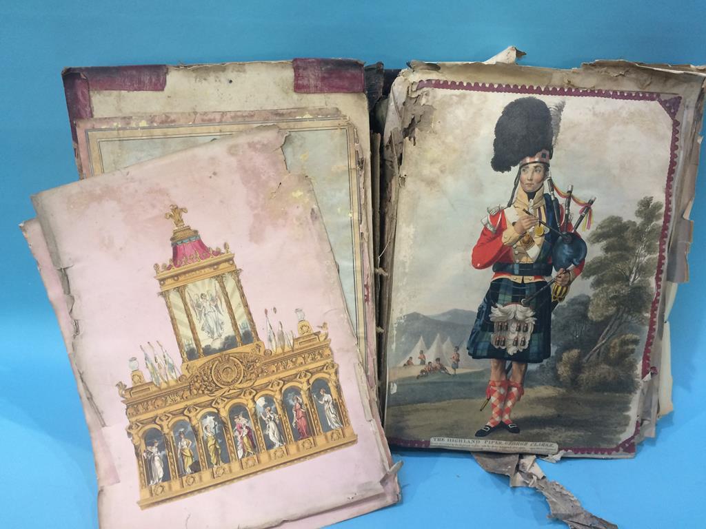 A Victorian scrap book and contents - Image 2 of 4