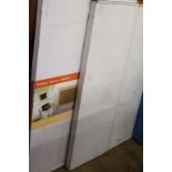 Two boxed radiator covers